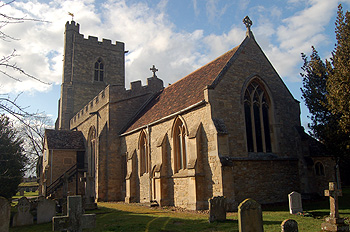 The church from the south-east March 2012